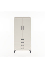 Hyperion Dolap 2 Raflı 4 Çekmeceli 2 Kapaklı 88x44x182 Aytaşı-Aytaşı