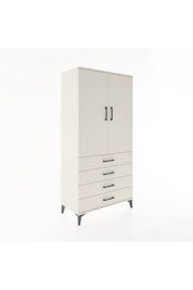 Hyperion Dolap 2 Raflı 4 Çekmeceli 2 Kapaklı 88x44x182 Aytaşı-Aytaşı