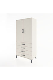 Hyperion Dolap 2 Raflı 4 Çekmeceli 2 Kapaklı 88x44x182 Aytaşı-Aytaşı