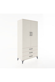 Hyperion Dolap 2 Raflı 3 Çekmeceli 2 Kapaklı 88x44x182 Aytaşı-Aytaşı