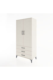 Hyperion Dolap 2 Raflı 3 Çekmeceli 2 Kapaklı 88x44x182 Aytaşı-Aytaşı