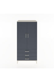 Hyperion Dolap 2 Raflı 3 Çekmeceli 2 Kapaklı 88x44x182 Aytaşı-Antrasit