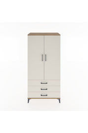 Hyperion Dolap 2 Raflı 3 Çekmeceli 2 Kapaklı 88x44x182 Çam-Aytaşı