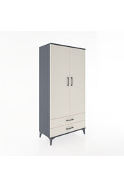Hyperion Dolap 4 Raflı 2 Çekmeceli 2 Kapaklı 88x44x182 - S57M007V4B