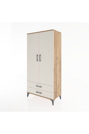 Hyperion Dolap 4 Raflı 2 Çekmeceli 2 Kapaklı 88x44x182 - S57M007V7B