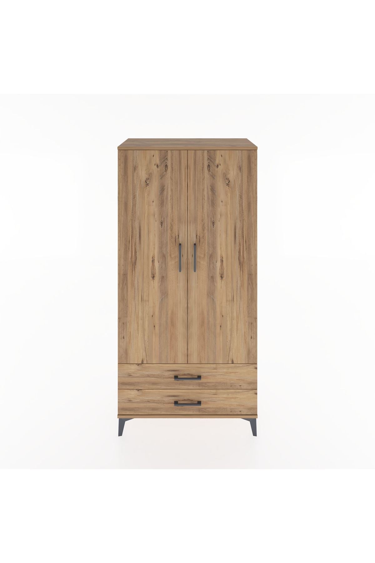 Hyperion Dolap 4 Raflı 2 Çekmeceli 2 Kapaklı 88x44x182 - S57M007V9B