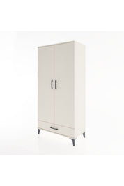 Hyperion Dolap 4 Raflı Tek Çekmeceli 2 Kapaklı 88x44x182 - S57M008V1B