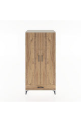 Hyperion Dolap 4 Raflı Tek Çekmeceli 2 Kapaklı 88x44x182