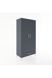 Hyperion Dolap 4 Raflı Tek Çekmeceli 2 Kapaklı 88x44x182 - S57M008V5B