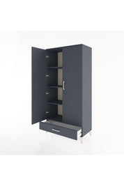 Hyperion Dolap 4 Raflı Tek Çekmeceli 2 Kapaklı 88x44x182 - S57M008V5B