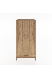 Hyperion Dolap 4 Raflı Tek Çekmeceli 2 Kapaklı 88x44x182 - S57M008V9B