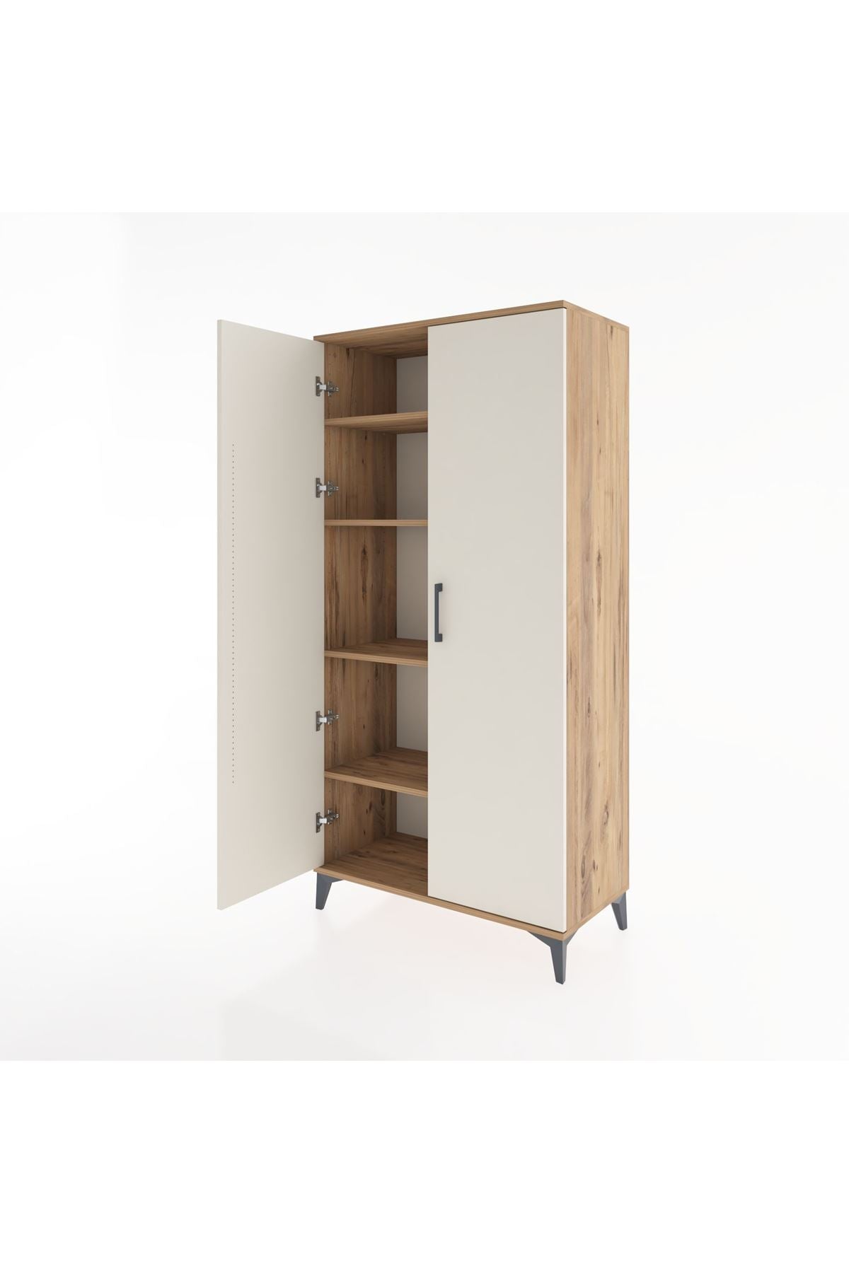 Hyperion Dolap 4 Raflı 2 Kapaklı 88x44x182 - S57M009V7B