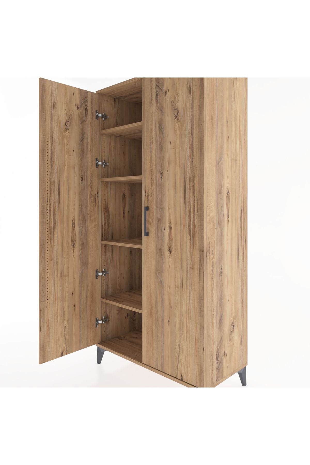 Hyperion Dolap 4 Raflı 2 Kapaklı 88x44x182 - S57M009V9B