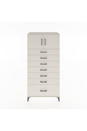 Hyperion Dolap Tek Raflı 7 Çekmeceli 2 Kapaklı 88x44x182 - S57M010V1B