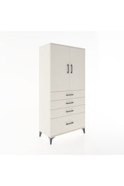 Hyperion Dolap 2 Raflı 4 Çekmeceli 2 Kapaklı 88x44x182 Aytaşı-Aytaşı