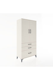 Hyperion Dolap 2 Raflı 3 Çekmeceli 2 Kapaklı 88x44x182 Aytaşı-Aytaşı