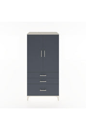 Hyperion Dolap 2 Raflı 3 Çekmeceli 2 Kapaklı 88x44x182 Aytaşı-Antrasit