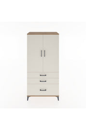 Hyperion Dolap 2 Raflı 3 Çekmeceli 2 Kapaklı 88x44x182 Çam-Aytaşı