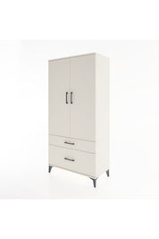 Hyperion Dolap 4 Raflı 2 Çekmeceli 2 Kapaklı 88x44x182 - S57M015V1B