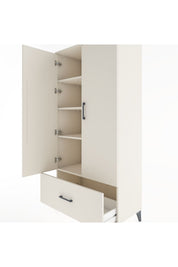 Hyperion Dolap 4 Raflı Tek Çekmeceli 2 Kapaklı 88x44x182 - S57M016V1B