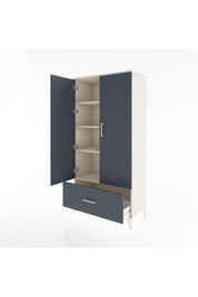 Hyperion Dolap 4 Raflı Tek Çekmeceli 2 Kapaklı 88x44x182 - S57M016V2B
