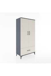 Hyperion Dolap 4 Raflı Tek Çekmeceli 2 Kapaklı 88x44x182 - S57M016V4B