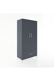 Hyperion Dolap 4 Raflı Tek Çekmeceli 2 Kapaklı 88x44x182 - S57M016V5B