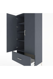 Hyperion Dolap 4 Raflı Tek Çekmeceli 2 Kapaklı 88x44x182 - S57M016V5B