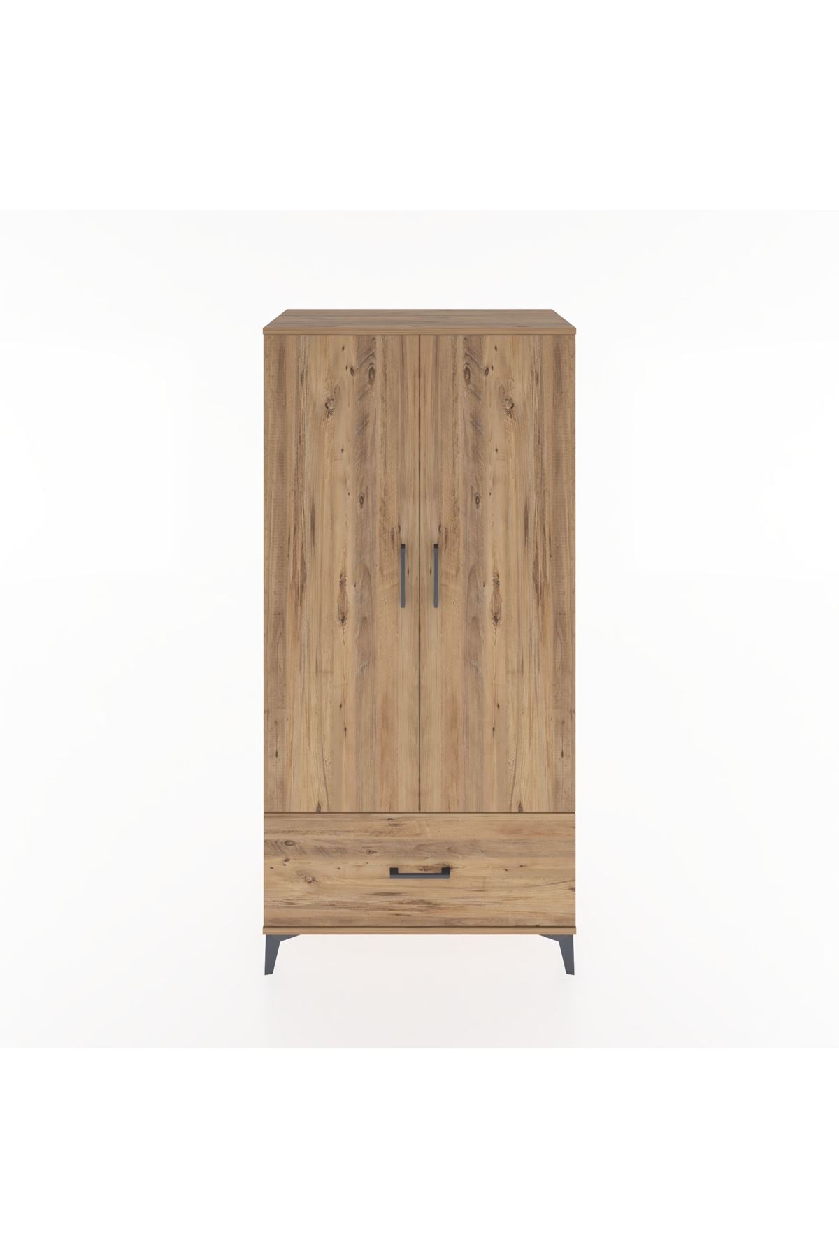 Hyperion Dolap 4 Raflı Tek Çekmeceli 2 Kapaklı 88x44x182 - S57M016V9B