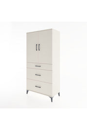 Hyperion Dolap 2 Raflı 3 Çekmeceli 2 Kapaklı 88x44x182 Aytaşı-Aytaşı