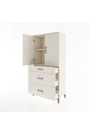 Hyperion Dolap 2 Raflı 3 Çekmeceli 2 Kapaklı 88x44x182 Aytaşı-Aytaşı