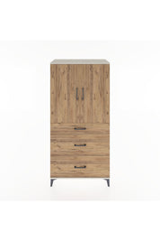 Hyperion Dolap 2 Raflı 3 Çekmeceli 2 Kapaklı 88x44x182 Aytaşı-Çam