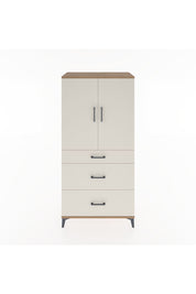 Hyperion Dolap 2 Raflı 3 Çekmeceli 2 Kapaklı 88x44x182 Çam-Aytaşı