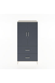 Hyperion Dolap 3 Raflı 2 Çekmeceli 2 Kapaklı 88x44x182 Aytaşı-Antrasit