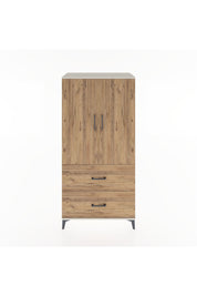 Hyperion Dolap 3 Raflı 2 Çekmeceli 2 Kapaklı 88x44x182 Aytaşı-Çam