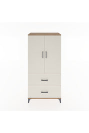 Hyperion Dolap 3 Raflı 2 Çekmeceli 2 Kapaklı 88x44x182 Çam-Aytaşı