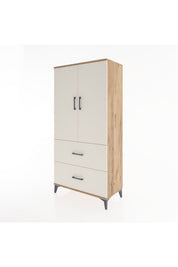 Hyperion Dolap 3 Raflı 2 Çekmeceli 2 Kapaklı 88x44x182 Çam-Aytaşı