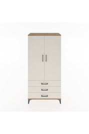Hyperion Dolap Tek Raflı 3 Çekmeceli Tek Askılı 88x44x182 - S57M028V7B
