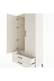 Hyperion Dolap Tek Raflı 2 Çekmeceli Tek Askılı 88x44x182 - S57M029V1B