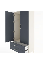 Hyperion Dolap Tek Raflı 2 Çekmeceli Tek Askılı 88x44x182 - S57M029V2B