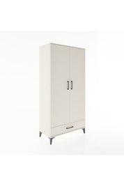 Hyperion Dolap 2 Raflı Tek Çekmeceli Tek Askılı 88x44x182 Aytaşı-Aytaşı