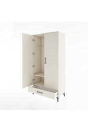 Hyperion Dolap 2 Raflı Tek Çekmeceli Tek Askılı 88x44x182 Aytaşı-Aytaşı