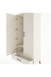 Hyperion Dolap 2 Raflı Tek Çekmeceli Tek Askılı 88x44x182 Aytaşı-Aytaşı