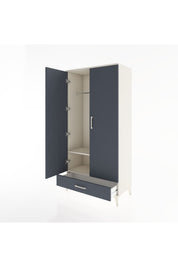 Hyperion Dolap 2 Raflı Tek Çekmeceli Tek Askılı 88x44x182 Aytaşı-Antrasit