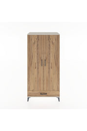 Hyperion Dolap 2 Raflı Tek Çekmeceli Tek Askılı 88x44x182 Aytaşı-Çam