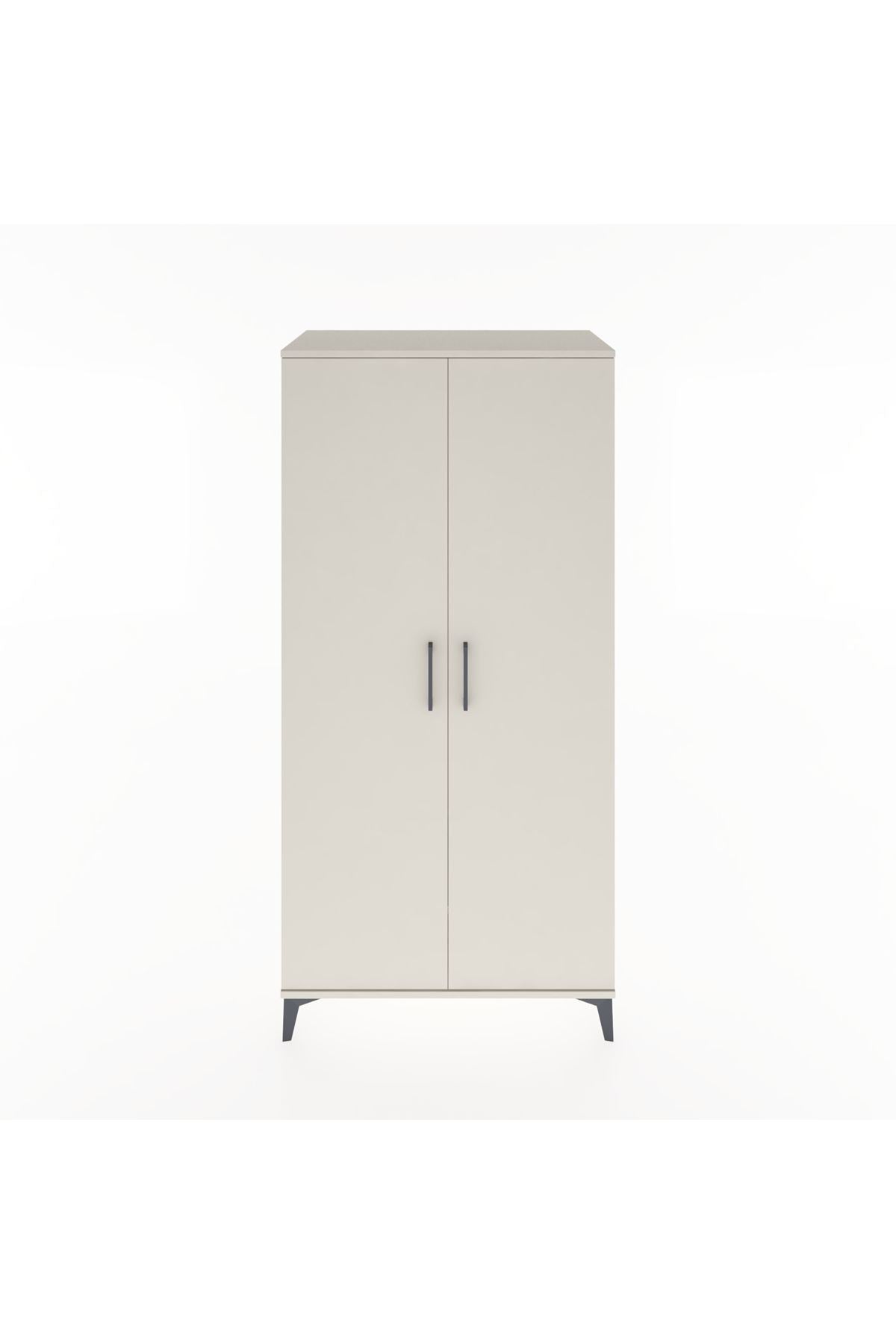 Hyperion Dolap 2 Raflı 2 Kapaklı Tek Askılı 88x44x182 Aytaşı-Aytaşı