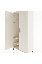 Hyperion Dolap 2 Raflı 2 Kapaklı Tek Askılı 88x44x182 Aytaşı-Aytaşı
