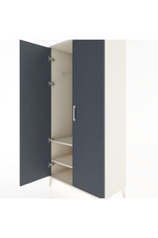 Hyperion Dolap 2 Raflı 2 Kapaklı Tek Askılı 88x44x182 Aytaşı-Antrasit