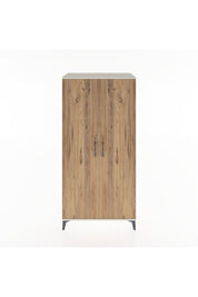 Hyperion Dolap 2 Raflı 2 Kapaklı Tek Askılı 88x44x182 Aytaşı-Çam