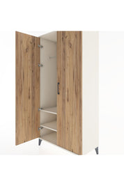Hyperion Dolap 2 Raflı 2 Kapaklı Tek Askılı 88x44x182 Aytaşı-Çam
